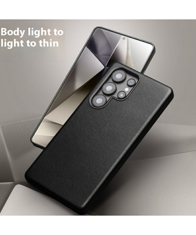 Coque Samsung Galaxy S25 Ultra Magnétique Cuir Véritable