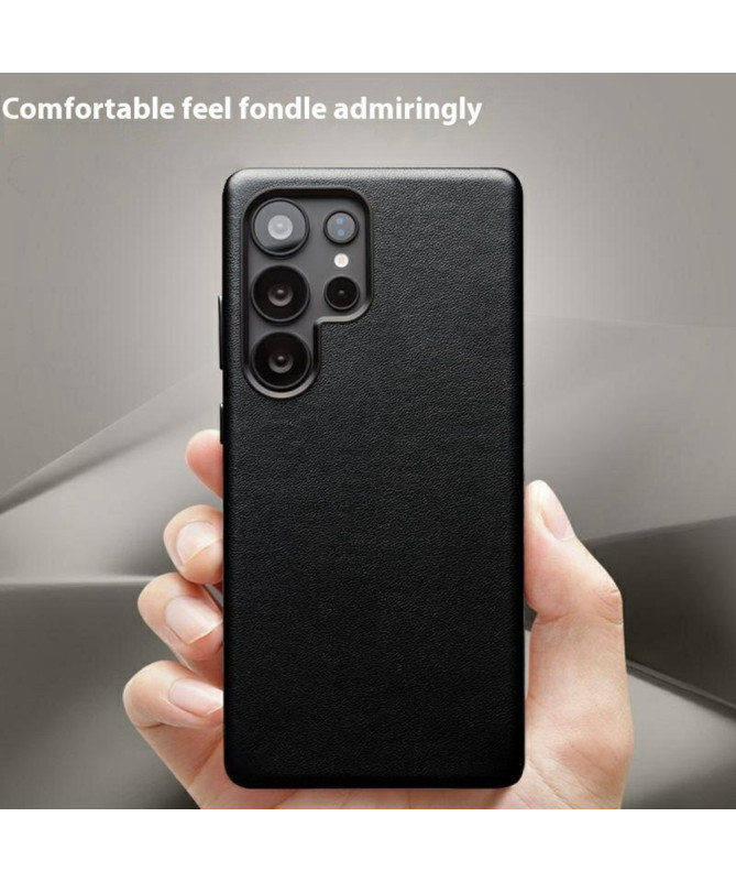 Coque Samsung Galaxy S25 Ultra Magnétique Cuir Véritable