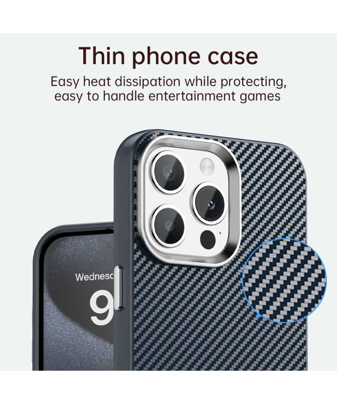 Coque iPhone 13 Pro Sport Line | Design Carbone