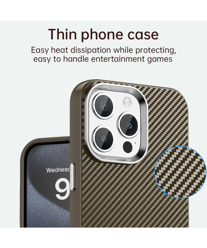 Coque iPhone 13 Pro Sport Line | Design Carbone