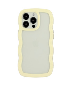 Coque iPhone 13 Pro | Contours Ondulés et Dos Transparent