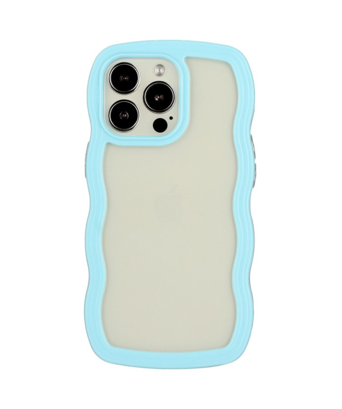 Coque iPhone 13 Pro | Contours Ondulés et Dos Transparent