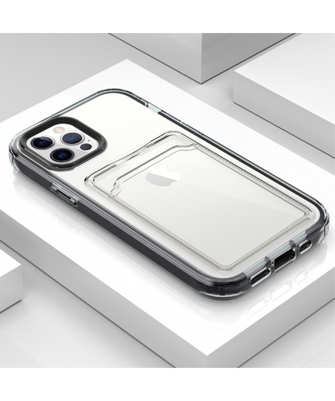 Coque iPhone 13 Pro | Transparente avec Porte-Carte
