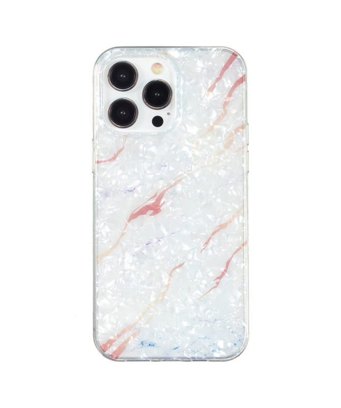 Coque iPhone 13 Pro | Marbre Blanc et Doré