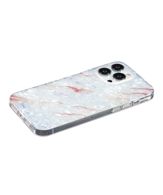 Coque iPhone 13 Pro | Marbre Blanc et Doré