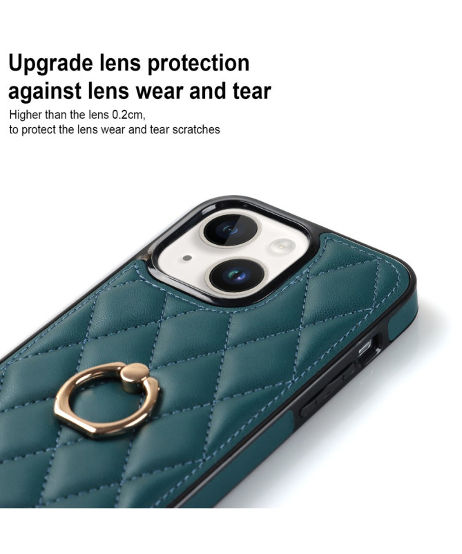 Housse iPhone 13 mini Losange Anneau Support