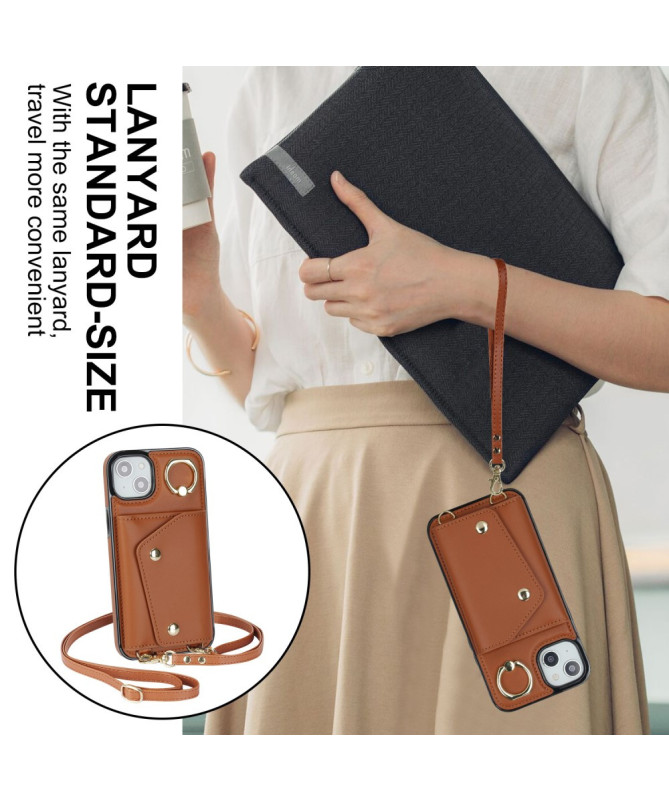 Housse iPhone 13 mini Portefeuille Fermeture Éclair Modèle 7