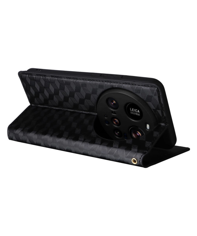 Housse Xiaomi 15 Ultra flip cover design géométrie