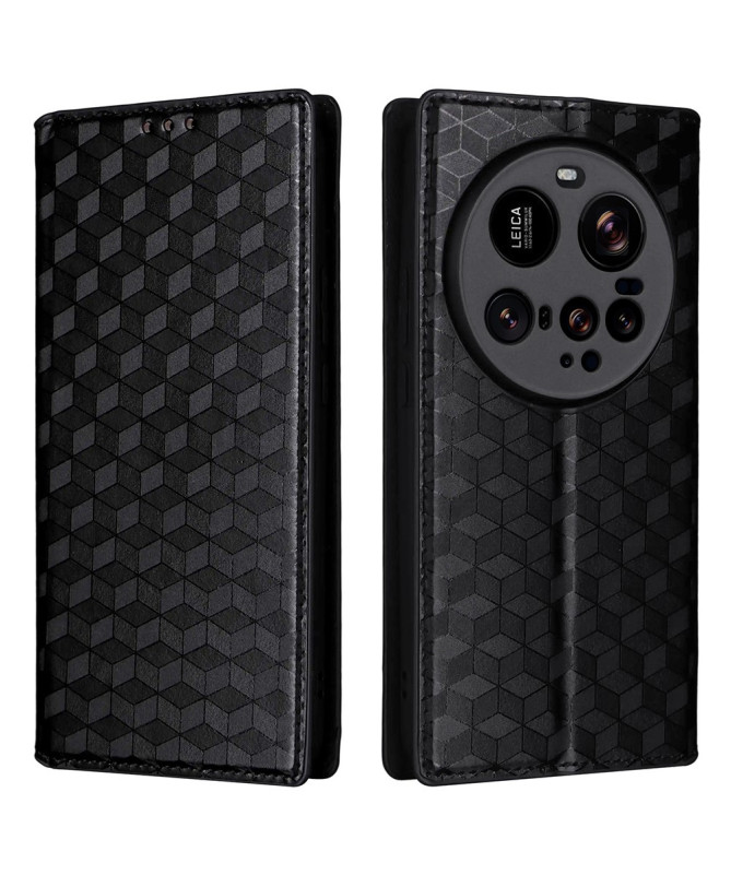 Housse Xiaomi 15 Ultra flip cover design géométrie