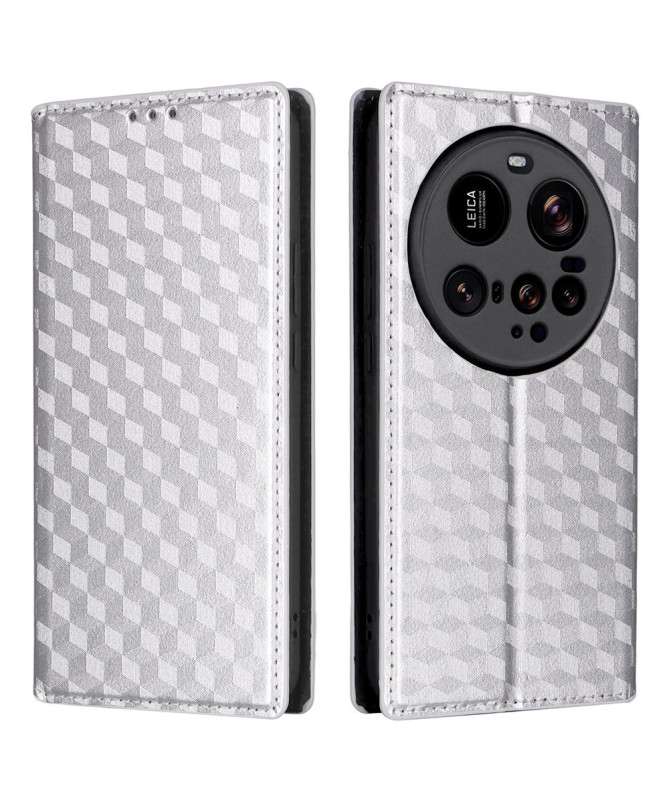 Housse Xiaomi 15 Ultra flip cover design géométrie