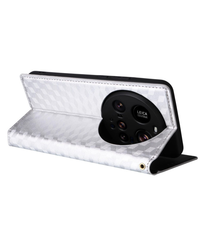 Housse Xiaomi 15 Ultra flip cover design géométrie