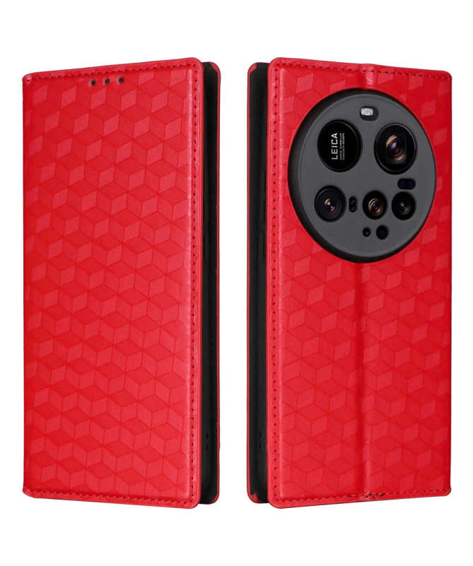 Housse Xiaomi 15 Ultra flip cover design géométrie