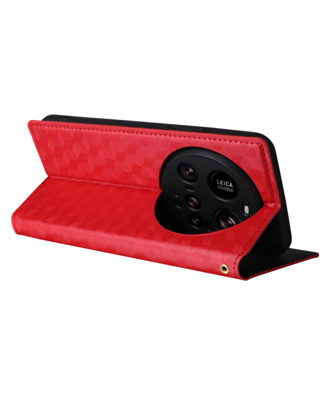 Housse Xiaomi 15 Ultra flip cover design géométrie