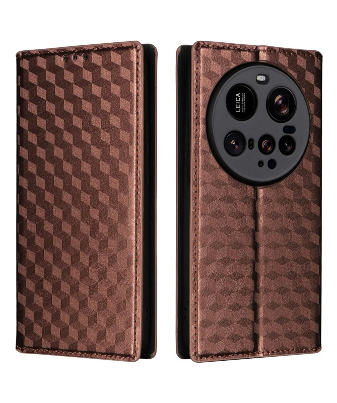 Housse Xiaomi 15 Ultra flip cover design géométrie