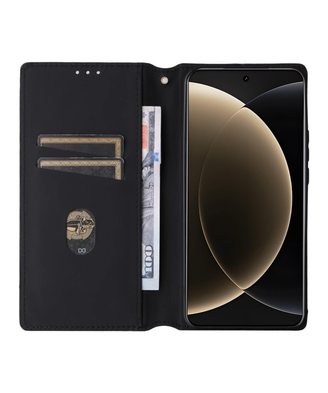 Housse Xiaomi 15 Ultra flip cover design géométrie