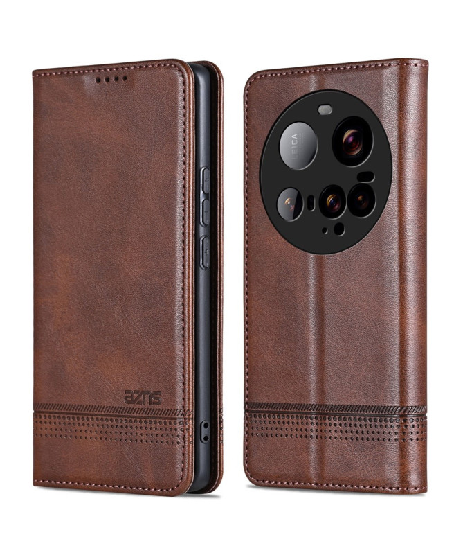 Flip cover Xiaomi 15 Ultra Porte-cartes AZNS simili cuir