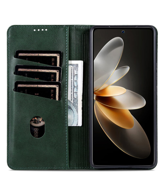 Flip cover Xiaomi 15 Ultra Porte-cartes AZNS simili cuir