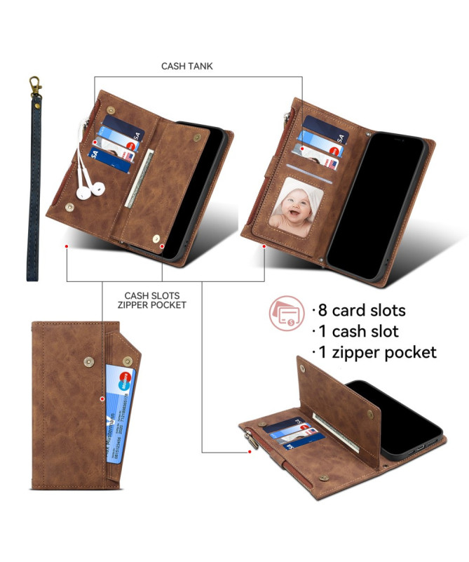 Housse Xiaomi 15 Ultra Portefeuille à Lanière | Irène