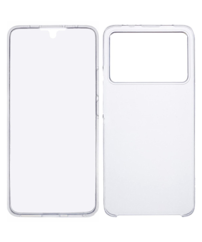 Coque Poco X6 Pro Avant et Arrière Transparent