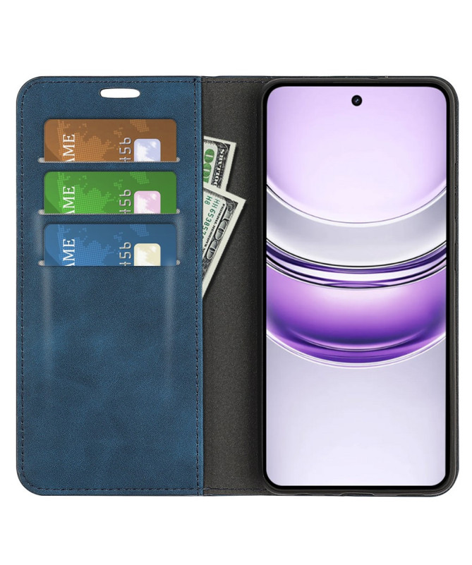 Étui Realme 14x 5G simili cuir fonction stand