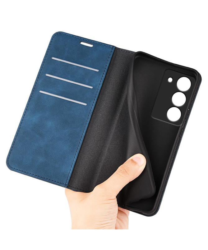 Étui Realme 14x 5G simili cuir fonction stand