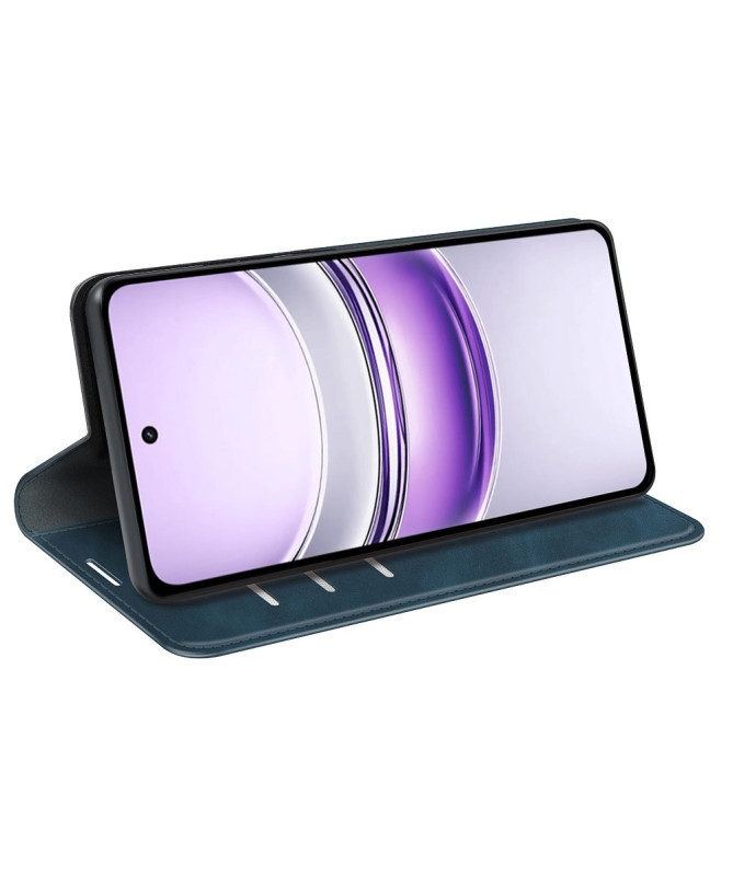 Étui Realme 14x 5G simili cuir fonction stand