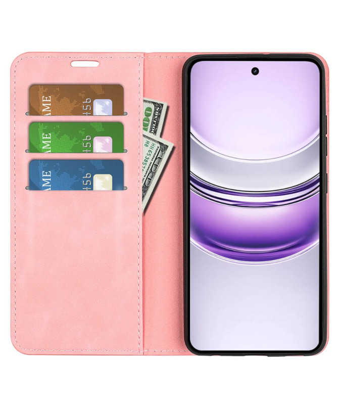 Étui Realme 14x 5G simili cuir fonction stand