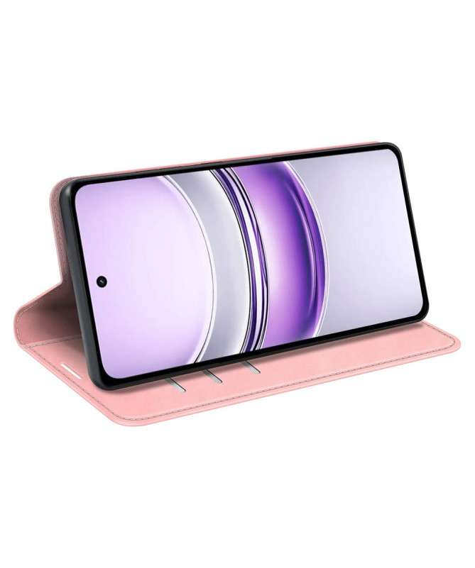 Étui Realme 14x 5G simili cuir fonction stand