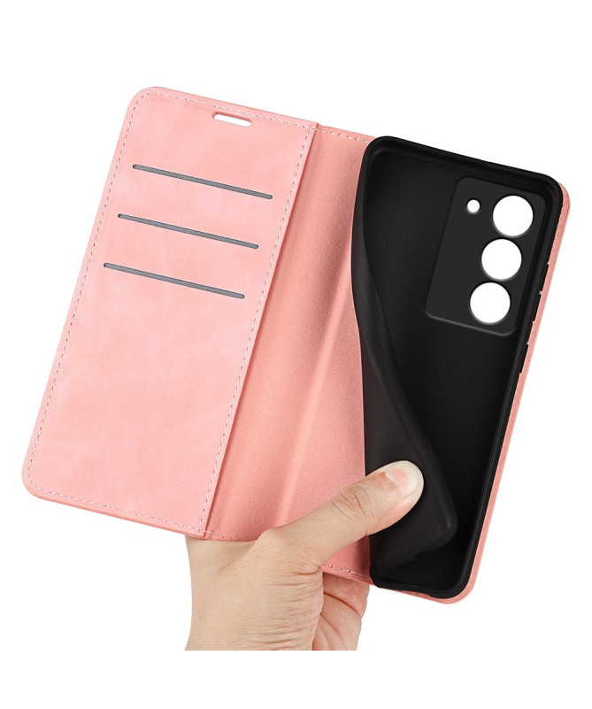 Étui Realme 14x 5G simili cuir fonction stand