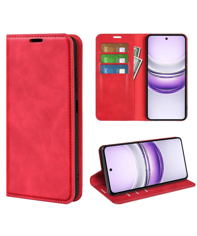 Étui Realme 14x 5G simili cuir fonction stand