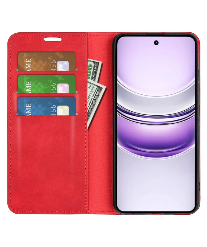 Étui Realme 14x 5G simili cuir fonction stand