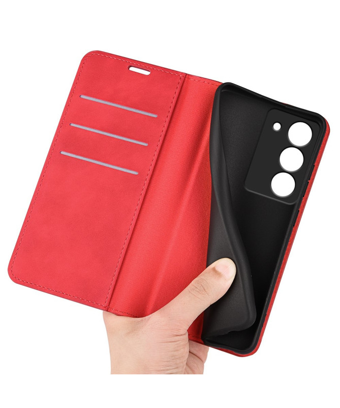 Étui Realme 14x 5G simili cuir fonction stand