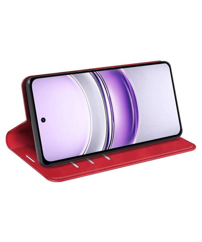 Étui Realme 14x 5G simili cuir fonction stand