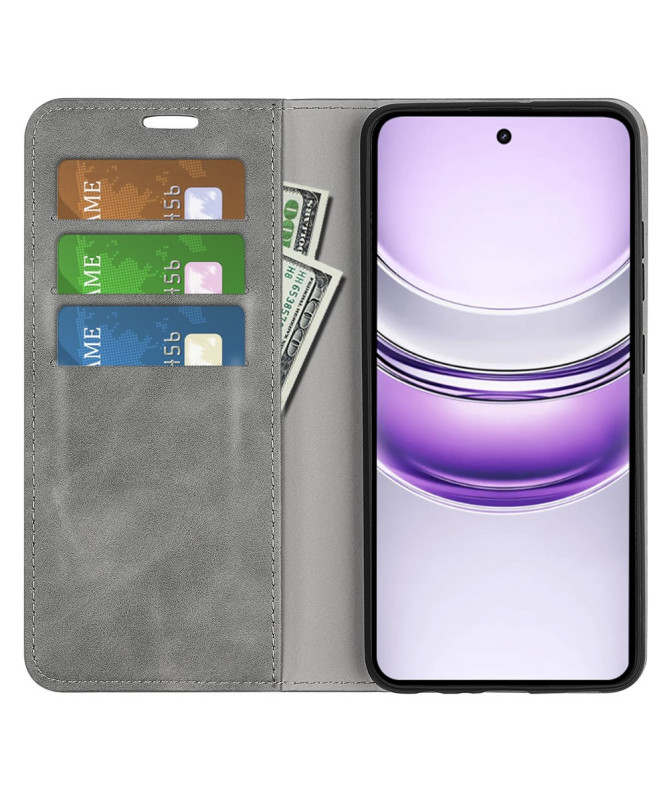 Étui Realme 14x 5G simili cuir fonction stand