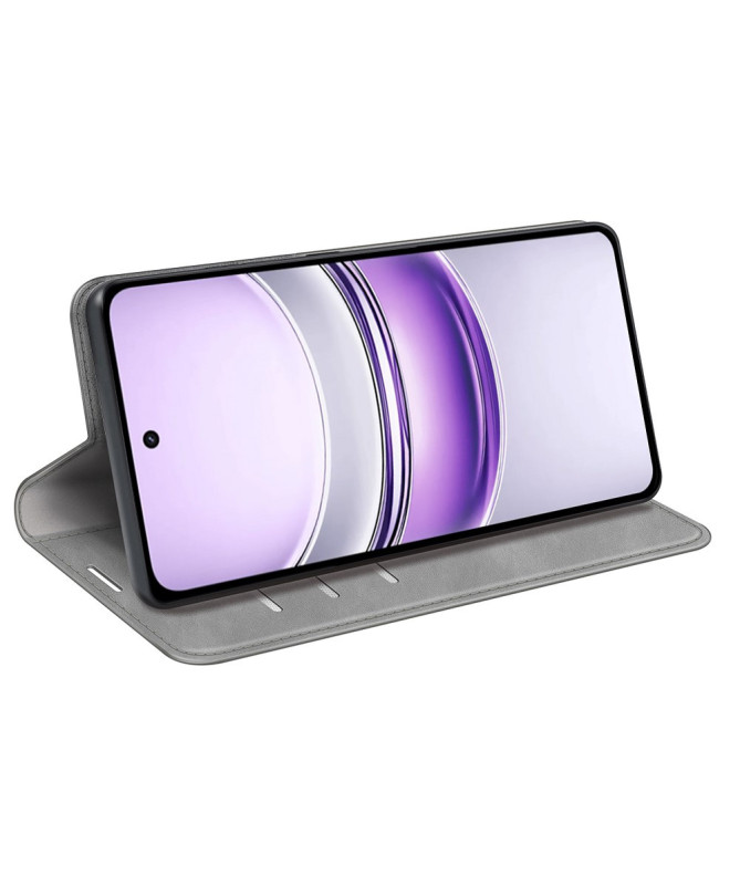 Étui Realme 14x 5G simili cuir fonction stand