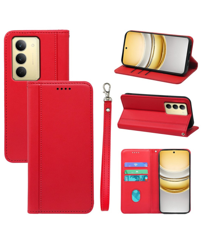 Housse Realme 14x 5G Rabat Flip | Portefeuille Pratique