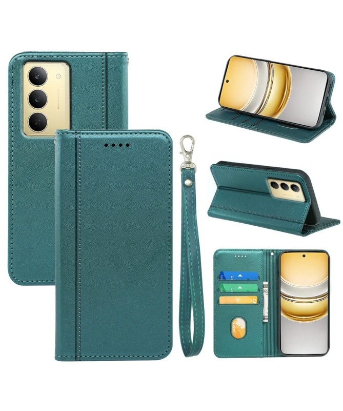 Housse Realme 14x 5G Rabat Flip | Portefeuille Pratique