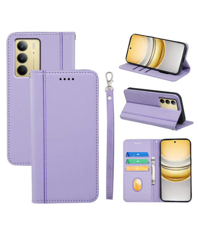 Housse Realme 14x 5G Rabat Flip | Portefeuille Pratique