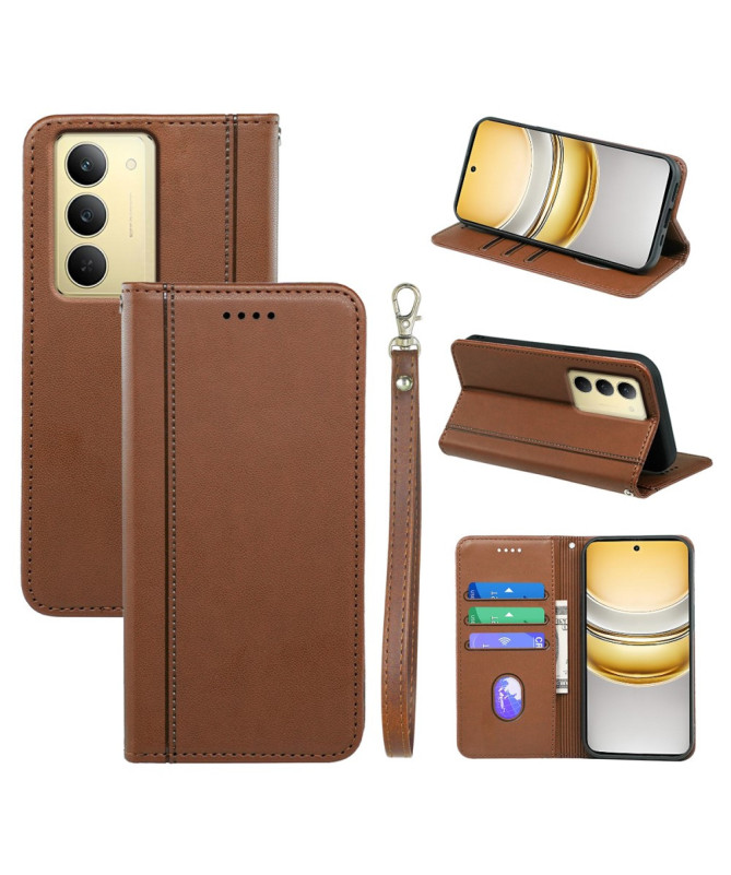 Housse Realme 14x 5G Rabat Flip | Portefeuille Pratique