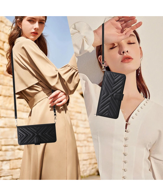 Housse Realme 14x 5G Bandoulière Matelassée