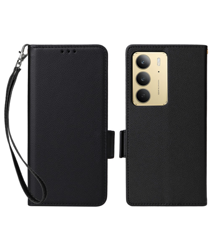 Housse Realme 14x 5G effet cuir à Lanière | FOLKEN