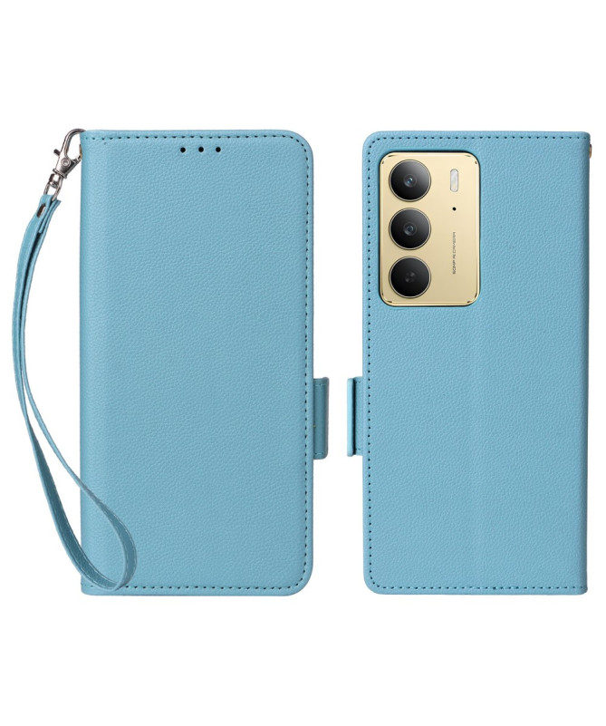 Housse Realme 14x 5G effet cuir à Lanière | FOLKEN