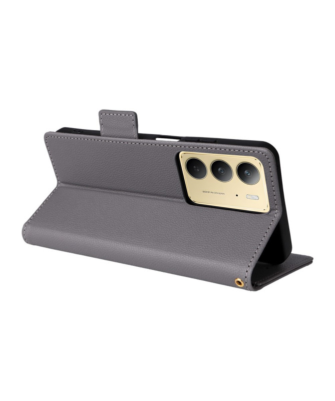 Housse Realme 14x 5G effet cuir à Lanière | FOLKEN