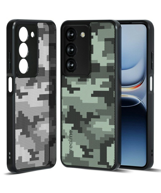 Coque Realme 14x 5G camouflage pixel