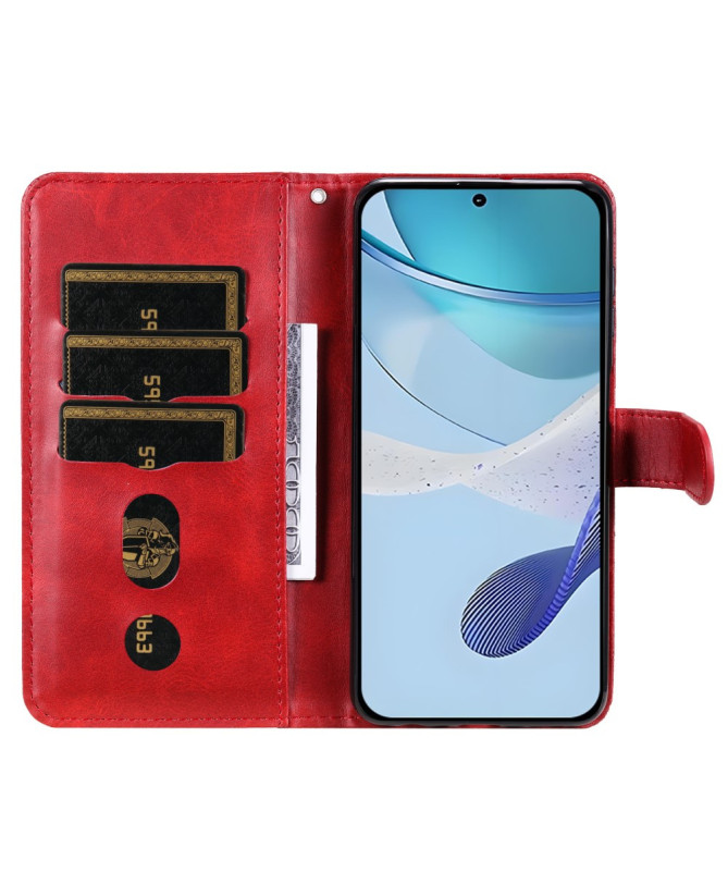 Housse Realme 14x 5G Zipper Pocket effet cuir