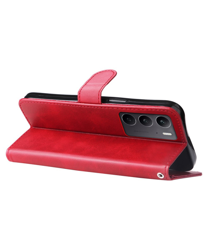 Housse Realme 14x 5G Zipper Pocket effet cuir