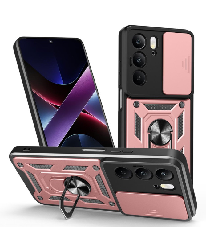 Coque Realme 14x 5G Hybride Fonction Support et Cache Objectif