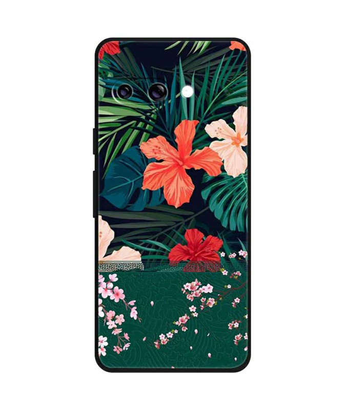 Coque Google Pixel 9a Hibiscus Jungle Tropicale