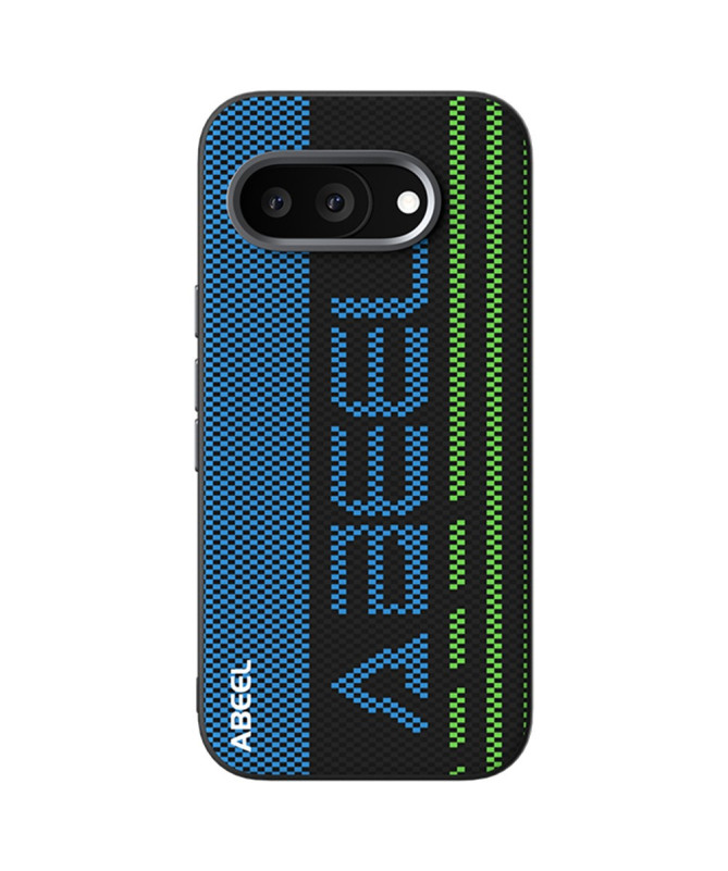 Coque Google Pixel 9a Racing ABEEL Compatible MagSafe - Bleu