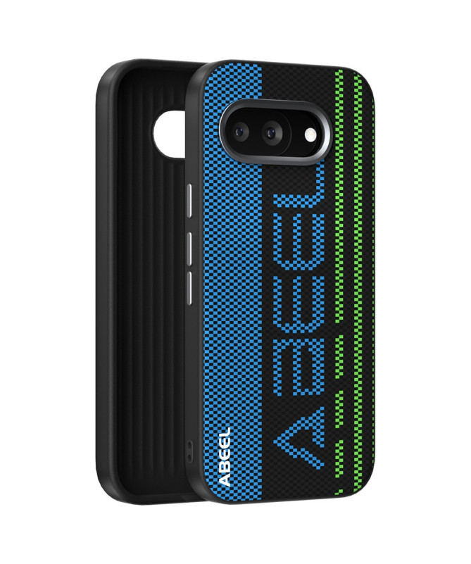 Coque Google Pixel 9a Racing ABEEL Compatible MagSafe - Bleu
